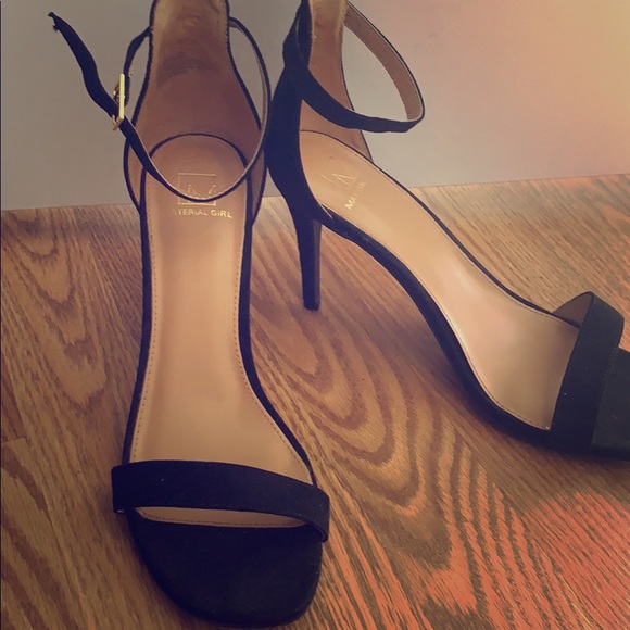 Material Girl black heels- size 10 - Picture 1 of 4